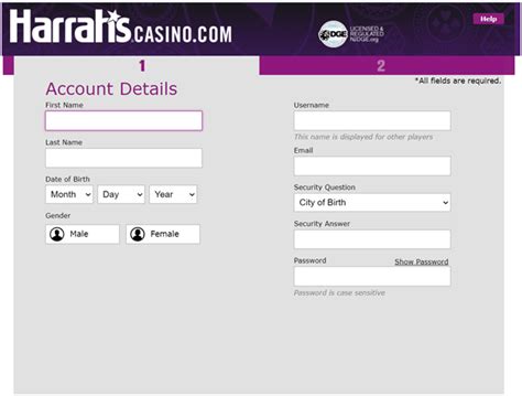 harrahs online casino|Login .